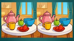 35‑Sekunden‑Challenge: Finde 3 Unterschiede bei den Früchten auf dem Tisch